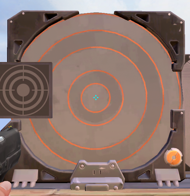 反転三角クロスヘア crosshair